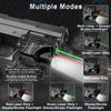 LIGHTWIN Red & Green Laser Beams 600 Lumens Rechargeable Combo for Pistols, Strobe Steady Light for Picatinny Rail view 3