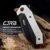 CJRB Tigris Pocket Knife, Folding Knife with AR-RPM9 Powder Steel Black PVD Blade Black & White G10 Handle for EDC Camping Hunting (J1919) view 2