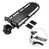 Bike Rear Rack Retractable Bicycle Luggage Seat Rack Adjustable Bicycle Pannier Touring Rear Seat Post Aluminum Alloy Bike Mount Carrier Quick Release 22lb Capacity view 1