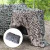 KGUDYS Camo net, Shade Camouflage net, Camping camo Netting, Hunting Sunshade, Double Layer Design, Light and Breathable, Decoration, Outdoor Activities 1.5/2/3/4/5/6/8m,Grey-2x8m(6.6x26.2ft) view 1