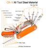 20 in 1 Bike Multitool with Bike Bone Wrench Portable Bicycle Repair Tool Kit Cycling Mechanic Multifunction Repair Tool Set Folding Metric Maintenance Accessories for Mountain Road Bike MTB view 2