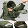 LIMHOO Camo Backpack, 40L Military Tactical Backpack, Hiking Trekking Rucksack with USA Flag Patch (Army Green) view 4
