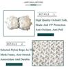 LGLFDJ White Camouflage Outdoor Netting, Shooting Hunting Blinds Military Decoration Camo Netting Roll, Outdoor Camping Awnings, Garden Pergola Shade Cover (Size : 3X6m(10ft X 20ft)) view 2