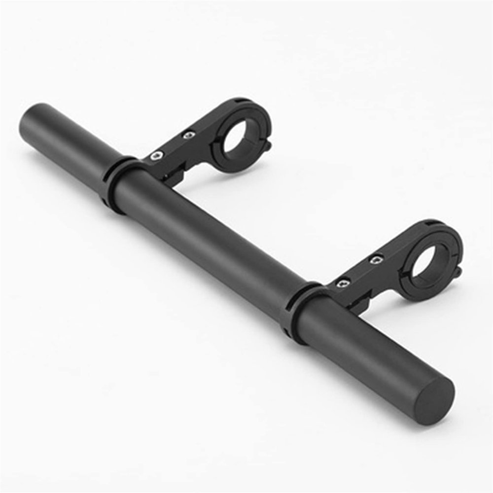 Winwinfly Bike Handlebar Extender Double Handlebar Stem Extension Rack Aluminum Alloy Mount Holder with Carbon Fiber Bracket Space Saver for Bicycle Accessories Speedometer Flashlight Lamp Phone Mount