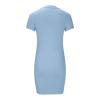 Women's Deep V Neck Bodycon Mini Dresses Sexy Zip Front Short Sleeve Slim Fit Stretch Party Dress for Club Night Out view 3