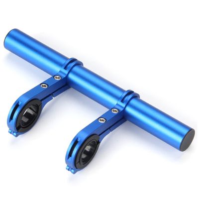 Winwinfly Bike Handlebar Extender Double Handlebar Stem Extension Rack Aluminum Alloy Mount Holder with Carbon Fiber Bracket Space Saver for Bicycle Accessories Speedometer Flashlight Lamp Phone Mount