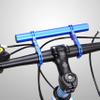 Winwinfly Bike Handlebar Extender Double Handlebar Stem Extension Rack Aluminum Alloy Mount Holder with Carbon Fiber Bracket Space Saver for Bicycle Accessories Speedometer Flashlight Lamp Phone Mount view 3