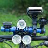 Winwinfly Bike Handlebar Extender Double Handlebar Stem Extension Rack Aluminum Alloy Mount Holder with Carbon Fiber Bracket Space Saver for Bicycle Accessories Speedometer Flashlight Lamp Phone Mount view 4