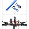Winwinfly Bike Handlebar Extender Double Handlebar Stem Extension Rack Aluminum Alloy Mount Holder with Carbon Fiber Bracket Space Saver for Bicycle Accessories Speedometer Flashlight Lamp Phone Mount view 4