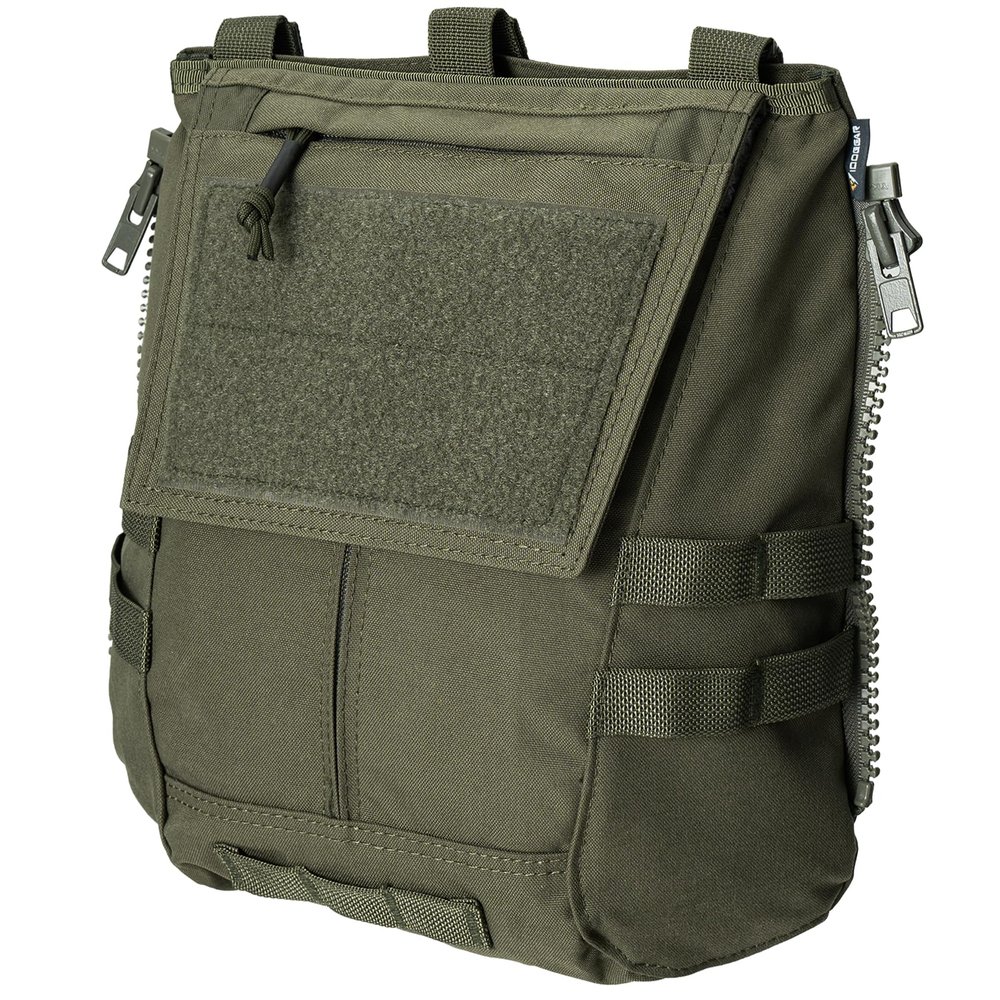 IDOGEAR Tactical Zip-on Panel Pouch Military Backpack Vest Accessory Bag for CPC AVS JPC2.0(E:Ranger Green)