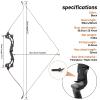 62 Inch Recurve Bow 30-50lbs Takedown Recurve Bow Set Metal Riser Right Hand Archery Bow Adults Youth Hunting Shooting Practice (45LBS) view 2