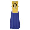 Barbados Flag Women Casual Fashion Print Dresses for Women Summer Top L view 4