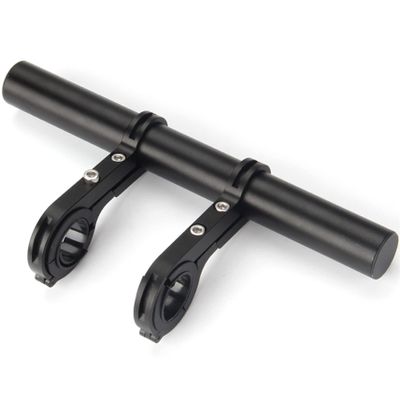 Winwinfly Bike Handlebar Extender Double Handlebar Stem Extension Rack Aluminum Alloy Mount Holder with Carbon Fiber Bracket Space Saver for Bicycle Accessories Speedometer Flashlight Lamp Phone Mount
