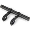 Winwinfly Bike Handlebar Extender Double Handlebar Stem Extension Rack Aluminum Alloy Mount Holder with Carbon Fiber Bracket Space Saver for Bicycle Accessories Speedometer Flashlight Lamp Phone Mount view 1