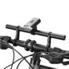 Winwinfly Bike Handlebar Extender Double Handlebar Stem Extension Rack Aluminum Alloy Mount Holder with Carbon Fiber Bracket Space Saver for Bicycle Accessories Speedometer Flashlight Lamp Phone Mount view 2