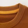 Bumeex Toddler Boy's Crewneck Sweatshirt,Long Sleeve Shirt Top Clothes Outfit Brown Penguin 4t view 4