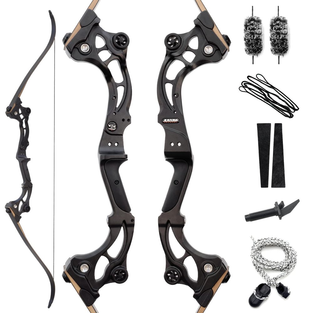 62 Inch Recurve Bow 30-50lbs Takedown Recurve Bow Set Metal Riser Right Hand Archery Bow Adults Youth Hunting Shooting Practice (35LBS)