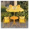 Kids Camping Chair Kids Outdoor Portable Table and Chair Set, Children's Beach Chair Camping Chair with Table and Umbrella, for Home Backyard Children's Entertainment view 1