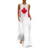 Canada Flag Women Casual Fashion Print Dresses for Women Summer Top S view 1