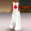 Canada Flag Women Casual Fashion Print Dresses for Women Summer Top S view 2
