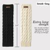 Brook + Bay Women's Leg Warmers - Legwarmers - Ballet Leg Warmers Women - Ankle Warmer - Cable Knit Legwarmer - Keep Your Calves Warm in Winter - Knitted Calf Warmer for Women Men view 4