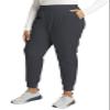 Cherokee Women's Scrub Jogger Pants Modern Classic Fit Mid Rise Bottom with 5 Pockets, Elastic Knit Waistband - WW115P, L Petite, Pewter view 2