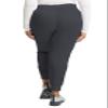 Cherokee Women's Scrub Jogger Pants Modern Classic Fit Mid Rise Bottom with 5 Pockets, Elastic Knit Waistband - WW115P, L Petite, Pewter view 4
