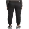 Cherokee Women's Scrub Jogger Pants Modern Classic Fit Mid Rise Bottom with 5 Pockets, Elastic Knit Waistband Plus Size - WW115, 2XL, Black view 4