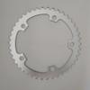 MYEEI Road Bicycle Chainwheel Road Bike Chain Ring 130 BCD 38-42T 44-53T Folding Bicycle Chainring Parts Crankset 7-11 Speed Aluminum Alloy Silver (Color : 42T) view 1