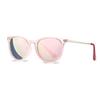 HJSTES Polarized Kids Sunglasses for Girls Boys, 100% UV Protection for Children Age 3-9(Pink Frame/Pink Mirrored)