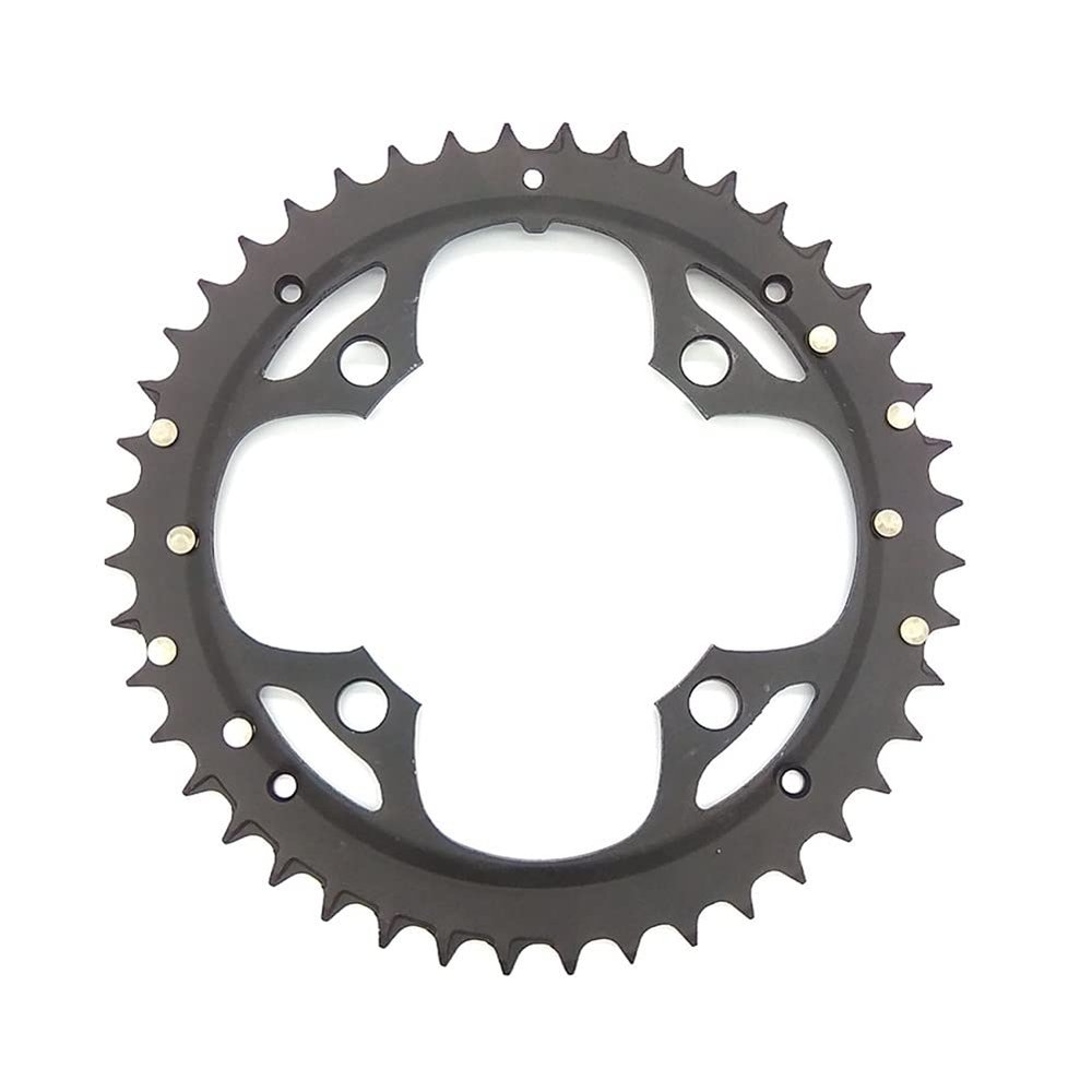 MYEEI Road Bicycle Chain Wheel MTB Chaingrings Aluminum Alloy Chain Wheel BCD 104-64 44T 42T 32T 22T Three Disc Mountain Bikes Chainring 3 * 6/7/8 Speed (Color : BCD104 44T)
