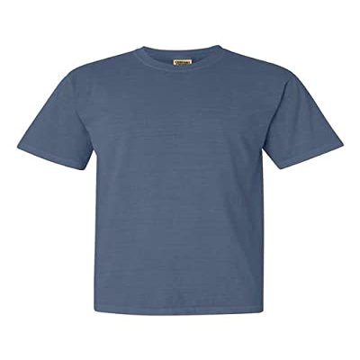 Comfort Colors Men's Adult Short Sleeve Tee, Style 1717 M Space Blue