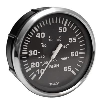Faria Boat Oversized Speedometer Gauge SE4005A | Euro 4 1/4 Inch