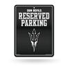 Rico Industries NCAA Arizona State Sun Devils - ASU Carbon Fiber 8.5" x 11" Carbon Fiber Metal Parking Sign - Great for Man Cave, Bed Room, Office, Home Dcor view 1