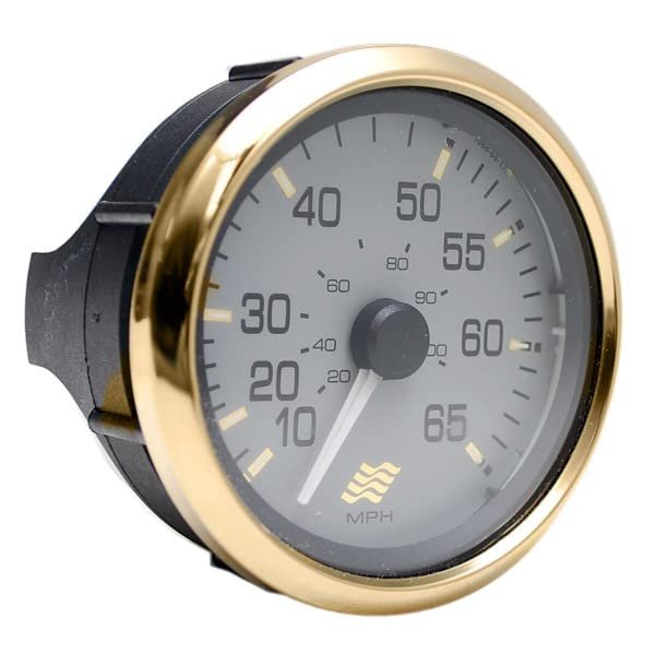 Faria Boat Speedometer Gauge SE9390A | Four Winns 65 MPH 3 1/4 Inch