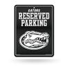 Rico Industries NCAA Florida Gators Carbon Fiber 8.5" x 11" Carbon Fiber Metal Parking Sign - Great for Man Cave, Bed Room, Office, Home Dcor view 1