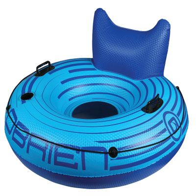 O'Brien Easy Rider Single Person River, Lake, Pool Float with Handles, Blue