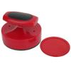 VGEBY Game Tables Equipment, Red 94MM Air Hockey Slider Pusher Set Large Size Air Hockey Table Game Replacement Camping Stoves ith 4 Hockey Pucks Grills Air Hockey Pushers and Pucks view 3
