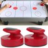 VGEBY Game Tables Equipment, Red 94MM Air Hockey Slider Pusher Set Large Size Air Hockey Table Game Replacement Camping Stoves ith 4 Hockey Pucks Grills Air Hockey Pushers and Pucks view 4