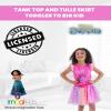 Disney Encanto Mirabel Big Girls Tank Top and Tulle Skirt Pink 10-12 view 2