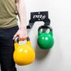 Double Kettlebell Storage Holder, Wall Mounted 2 Kettle Bell Home Gym Hanger, (Double Kettlebell Storage) view 3