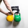 Double Kettlebell Storage Holder, Wall Mounted 2 Kettle Bell Home Gym Hanger, (Double Kettlebell Storage) view 4