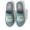Dearfoams Men's Matching Family Indoor/Outdoor Summer Camping Slide Slipper, Green, X-Large view 1