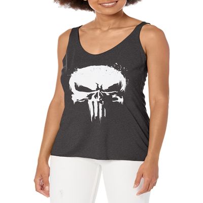 Marvel Punisher Whiteout Women's Racerback Tank Top