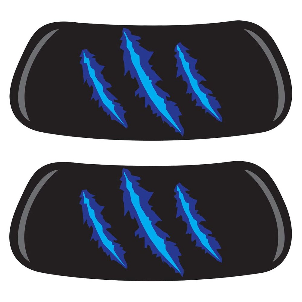 Anderson's Blue and Black Claw Marks EyeBlacks, 12 Pairs per Package, School Spirit, Spirit Gear, Sports Fan Gear, Football Cheerleader Accessories, Homecoming