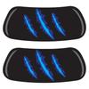Anderson's Blue and Black Claw Marks EyeBlacks, 12 Pairs per Package, School Spirit, Spirit Gear, Sports Fan Gear, Football Cheerleader Accessories, Homecoming view 1