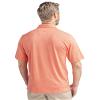 Cutter & Buck Forge Heathered Stretch Mens Polo, X-Large, College Orange Heather view 3