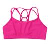 Moggemol Kids Girls Basic Sports Bra Sleeveless Crisscross Keyhole Back Crop Top for Dance/Yoga/Running Red 14 view 3