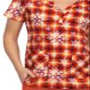 KOI Planet 1077PR Women's Stella Scrub Top Merry and Bright 3XL view 3