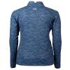 Cutter & Buck Traverse Camo Print Stretch Quarter Zip Womens Pullover, XX-Large, Navy Blue view 2